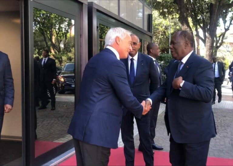 Il Presidente Dal Checco incontra il Presidente della Repubblica della Costa d'Avorio Alassane Outtana, 16 Settembre 2022